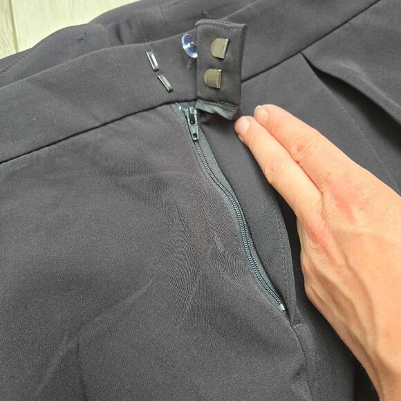 Eloquii Super Wide Leg Dress pants Tie At Waist. Very High Waist Size Womens 14 - Picture 7 of 12